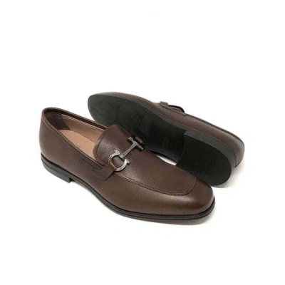 Pre-owned Ferragamo Salvatore  Scarlet Brown Loafer Leather Shoe Sizes 7-12