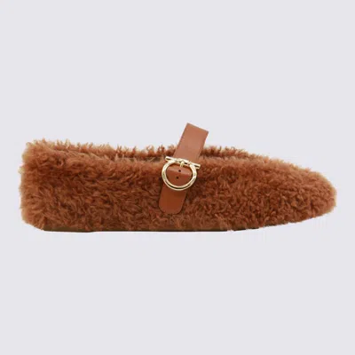 Ferragamo Salvatore  Scarpe Basse Cedar In Brown