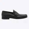 Ferragamo Monogram Pattern Buckle Detail Loafers