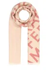 Ferragamo Multicolor Embroidered Reversible Scarf