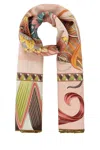 Ferragamo Foulard In Twill Stampato  Donna In Multi