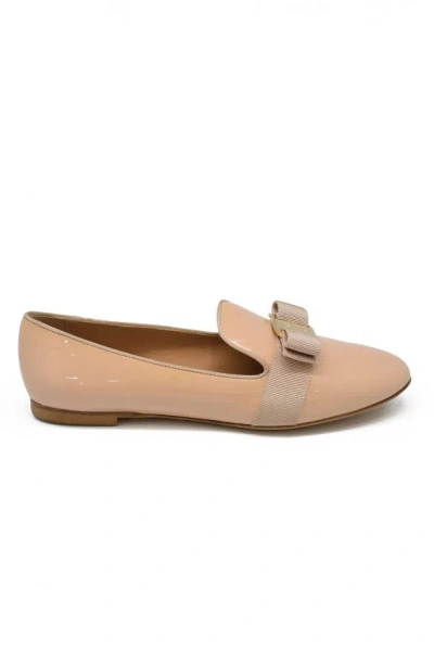 Ferragamo Scotty Loafers In Brown