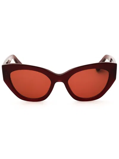 Ferragamo Cat-eye Sunglasses In Brown