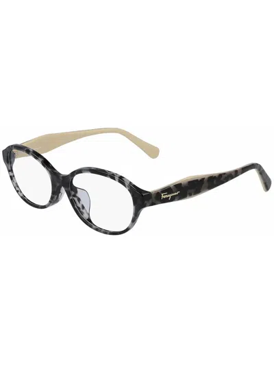 Ferragamo Salvatore  Sf2856 A 056 52 Eyeglasses In Grey Havana - Demo