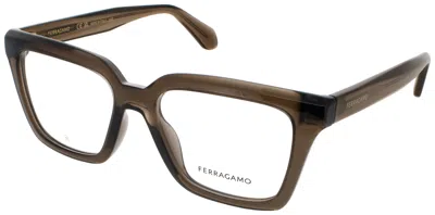 Ferragamo Salvatore  Sf2985 Acetate Eyeglasses 52-17-145 In White