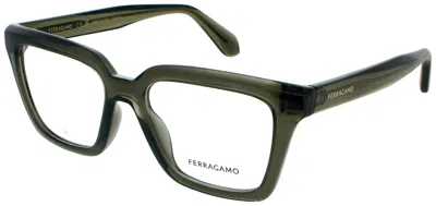 Ferragamo Salvatore  Sf2985 Eyeglasses 52-17-145 With Case In 320 - Blue / Demo