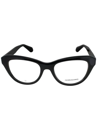 Ferragamo Salvatore  Sf2989 E Eyeglasses In Black - Demo