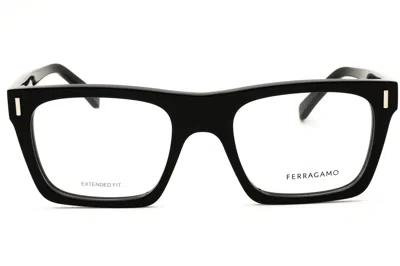 Ferragamo Salvatore  Sf3029 Eyeglasses In Black/clear Demo Lens
