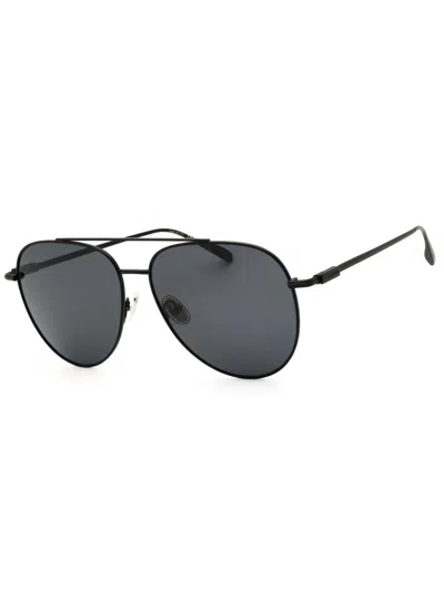 Ferragamo Salvatore  Sf308s Sunglasses In 044 - Light Ruthenium/green