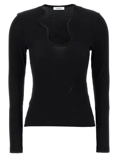 FERRAGAMO SALVATORE FERRAGAMO SHAPED NECKLINE SWEATER