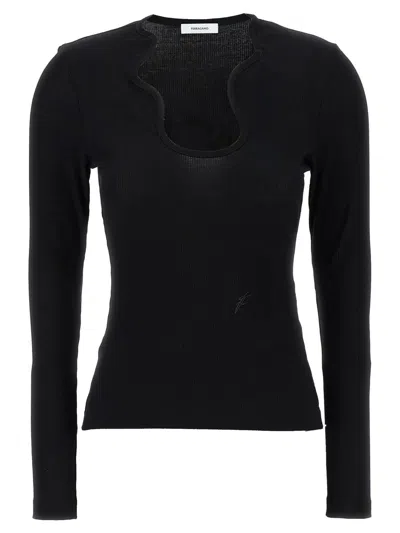 FERRAGAMO SALVATORE FERRAGAMO SHAPED NECKLINE SWEATER