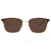 Ferragamo Salvatore  Shiny Gold Square Men's Sunglasses Sf180s 271 54