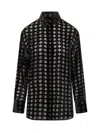 Ferragamo Long Sleeve Shirt In Black