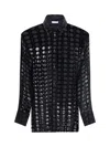 Ferragamo Long Sleeve Shirt In Black