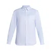Ferragamo Cotton Shirts In Blue