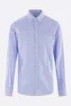 Ferragamo Gangini Shirt In Oxflord Blue