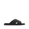 Ferragamo Black Slippers In Black