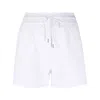 Ferragamo Gancini Pattern Drawstring Short In White