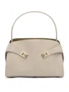 Ferragamo Structured Top Handle Shoulder Strap Bag