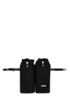Ferragamo Double-bottle Beltpack In Black