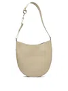 Ferragamo Textured Finish Shoulder Bags With Adjustable Strap In Neutral
