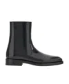 Ferragamo Salvatore  Side-zip Ankle Boots In Black