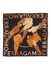 FERRAGAMO SALVATORE FERRAGAMO SILK SCARF