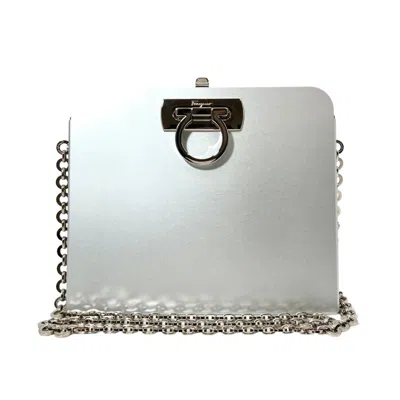 Pre-owned Ferragamo Salvatore  Silver Aluminum Shoulder Bag ()