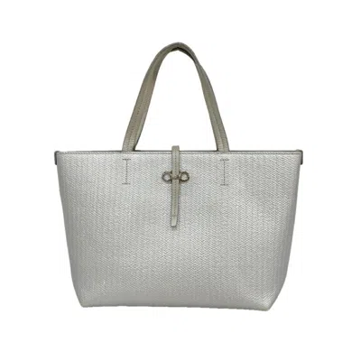Pre-owned Ferragamo Salvatore  Silver Leather Tote Bag ()