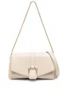 Ferragamo Women Small Leather Crossbody Bag In Grey