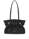 Ferragamo Women's Soft-bag Small Leather In Black