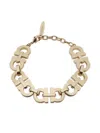 Ferragamo Crystal Embellished Gancini Bracelet