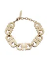 Ferragamo Crystal Embellished Gancini Bracelet