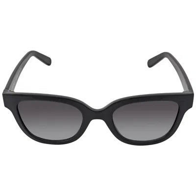 Ferragamo Salvatore  Smoke Gradient Square Ladies Sunglasses Sf1066s 001 52 In Brown