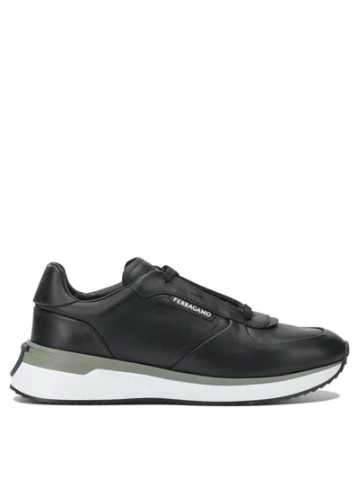 Ferragamo Salvatore  Sneakers & Slip-on In Black