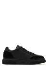 Ferragamo Cassina Gancio Low Top Sneaker In Black