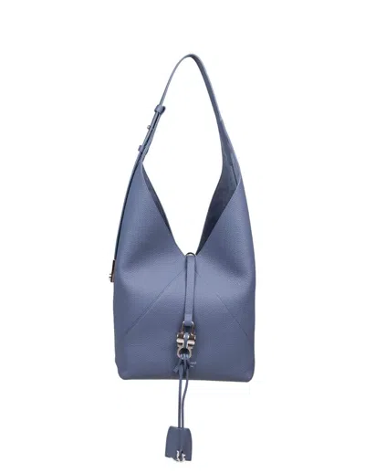 FERRAGAMO SALVATORE FERRAGAMO SOFT LEATHER HOBO BAG