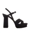 Ferragamo Salvatore  Sonya Platform Sandals In Black