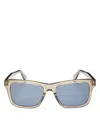 Ferragamo Salvatore  Square Sunglasses, 54mm In Beige/blue