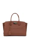 Ferragamo The New Studio Soft Leather Top-handle Bag