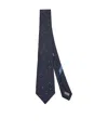 Ferragamo Salvatore  Star Printed Tie In Black