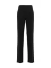 Ferragamo Straight With Pleat Pants In Black
