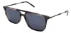 Ferragamo Men's Sf966s Sunglasses In Striped Grey/grey Gradient In Blue