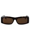 Ferragamo Dark Tortoise Acetate Sunglasses
