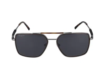 Ferragamo Salvatore  Sunglasses In Green