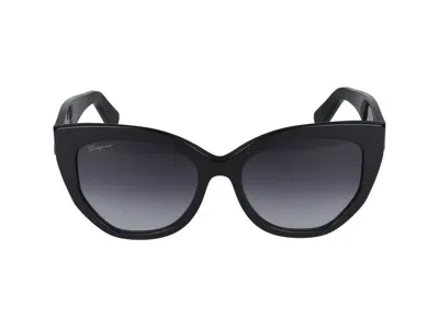 Ferragamo Salvatore  Sunglasses In Black