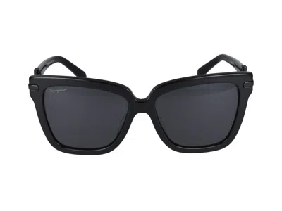 Ferragamo Salvatore  Sunglasses In Black