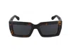 Ferragamo Geometric Frame Sunglasses In Brown