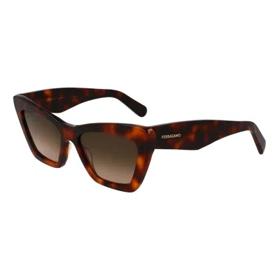 Ferragamo Salvatore  Sunglasses In Brown