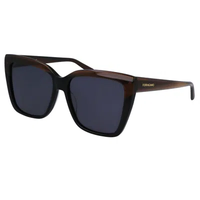 Ferragamo Salvatore  Sunglasses In Black